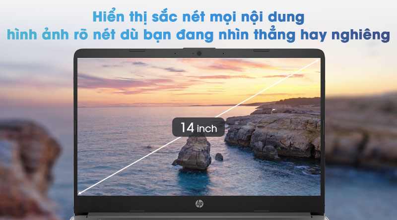 màn hình laptop HP sắc nét chân thực