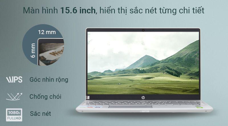 màn hình laptop HP mỏng viền sắc nét