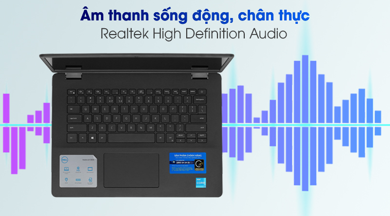 âm thanh chất lượng cao của laptop Dell