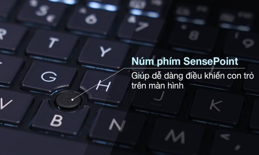Nút SensePoint laptop Asus ExpertBook P2451FA-EK1620T nhanh nhạy