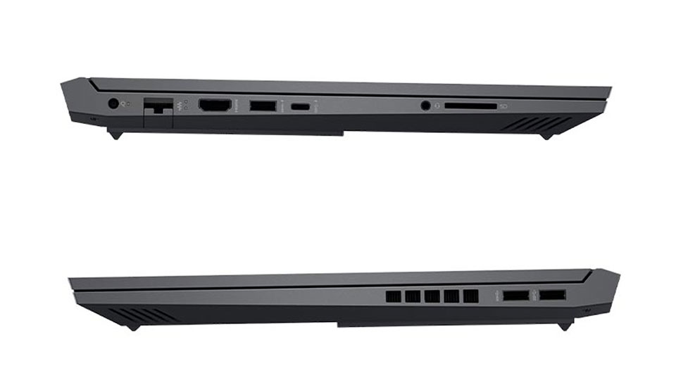 Laptop HP Victus 16-e0177AX 4R0U9PA cổng kết nối đa dạng