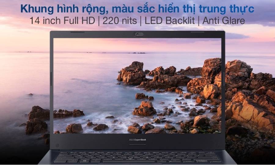 Laptop Asus ExpertBook P2451FA-EK1622 màn hình cao cấp
