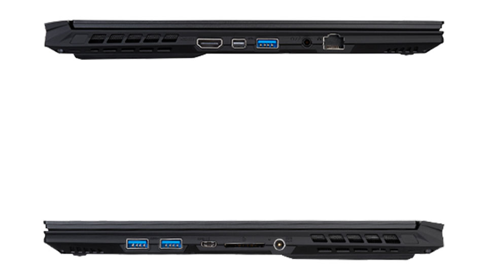Laptop Gigabyte AERO OLED YD 73S1624GH đa dạng kết nối