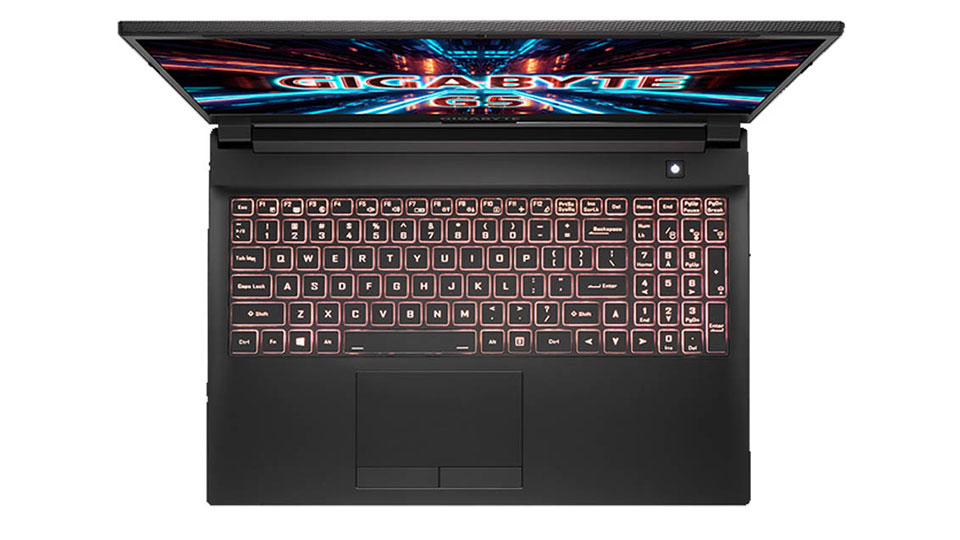 Laptop Gigabyte G5 MD 51S1123SH tích hợp bàn phím fullsize