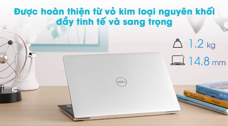 Thiết kế của Laptop Dell XPS 13 9310 70234076 sang trọng
