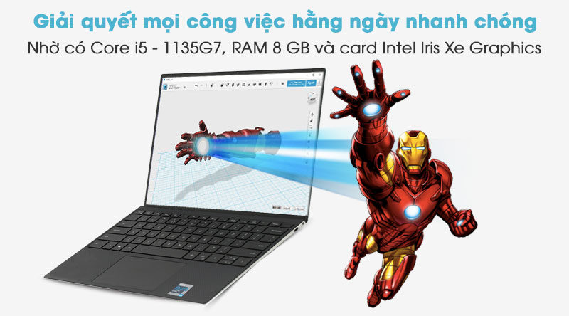 Hiệu năng của Laptop Dell XPS 13 9310 70234076 vượt trội